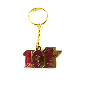 100 St Airborne Gold Red Keychain Unknown Soldiers